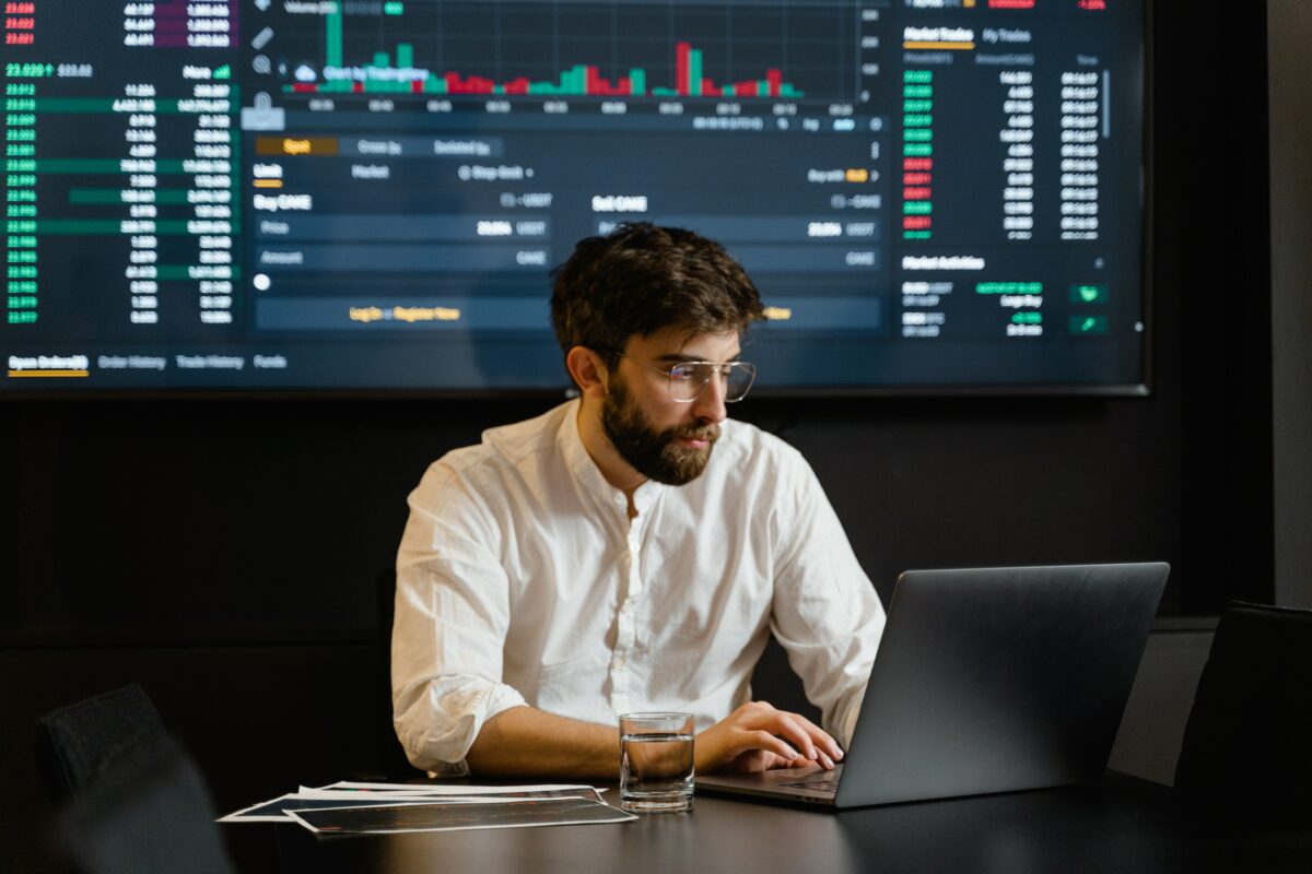 businessman wearing eyeglasses
